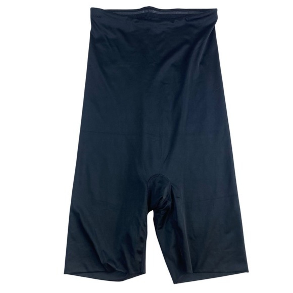 Spanx by Sara Blakely 1X Shapewear‎ High Waist Mid-Thigh Bodysuit Black